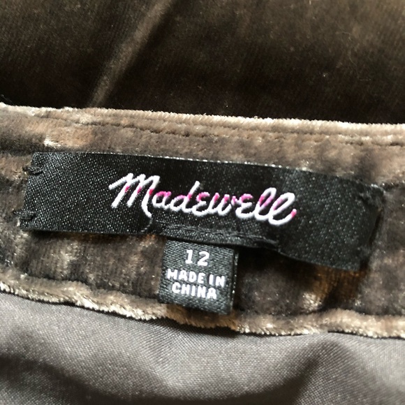 Madewell Gunmetal Silk & Viscose Lined Skirt Size 12 - Picture 7 of 7